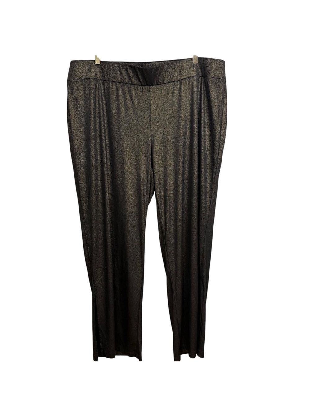 Ashley Stewart Pants Size 22/24 Black and Gold